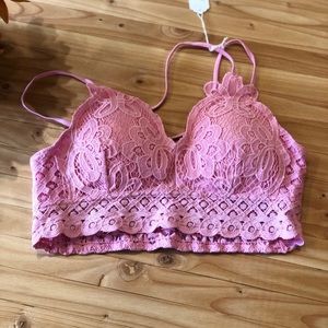 Pink padded bralette from cherish